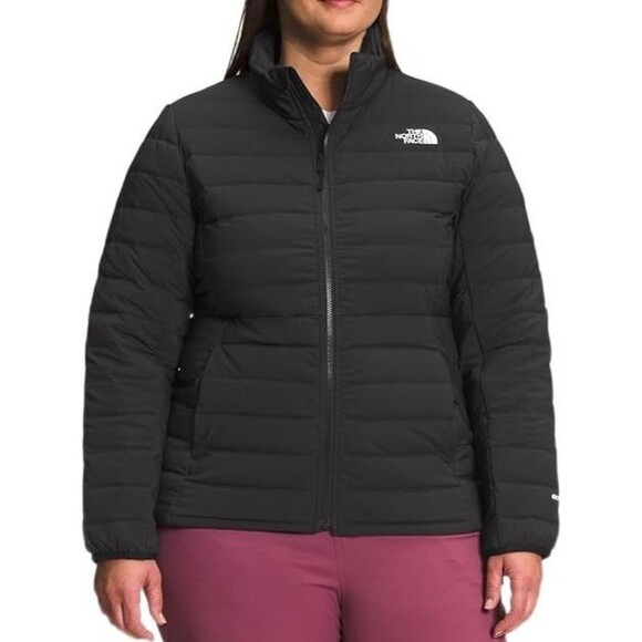 The North Face Women’s Plus Stretch Down Parka Jacket Black NWT - Picture 1 of 10